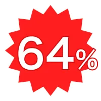 64%